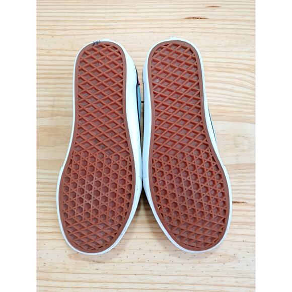 Vans Ward Color Block Low Skate Shoes Skateboarding Canvas Womens Size 8.5 - Picture 9 of 11